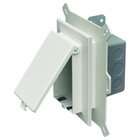   Brush Plate White Brush On Wall Wire Management Device Electrical Box
