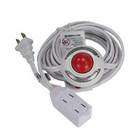 SF Cable Lighted Foot Switch with 9ft 3 Outlet Cord