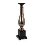 CC Home Furnishings 26 Dramatic Upscale Bronze Crackle Pillar Candle 