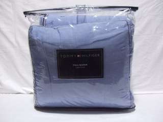 TOMMY HILFIGER   Blue Oxford Full/Queen Comforter  