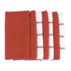 Essential Home 7 Pack Dishcloth   Red