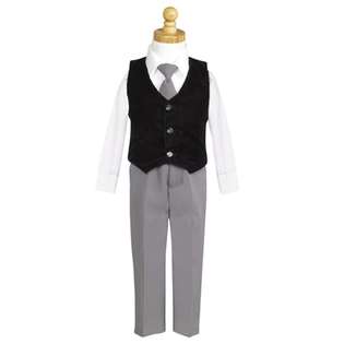   Velvet Vest Special Occasion Christmas Suit Set Boy 2T 