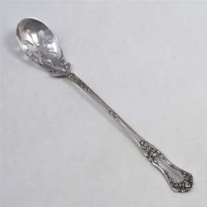   , Silverplate Olive Spoon, Long Handle, Monogram G