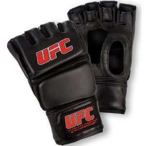  UFC Vinyl MMA Training Glove [Black and Red] Sports 