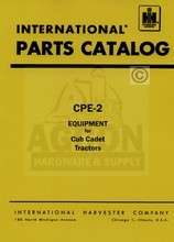 International Cub Cadet Equipment Part Catalog Manual  