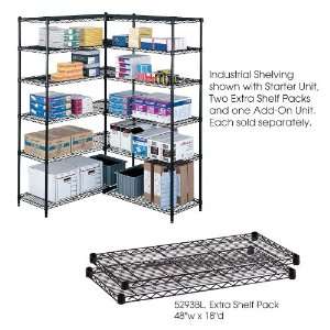   evenly distributed). Shelves adjust in 1 increments and attach to