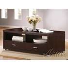 Acme Furniture Espresso Rectangular Coffee Table by Acme Furniture