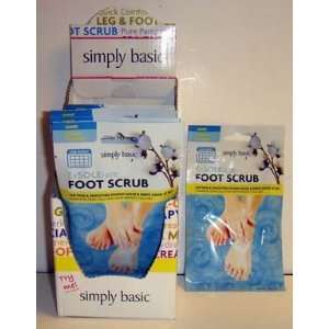  Simply Basic Cotton Bouquet Foot Scrub Case Pack 72 