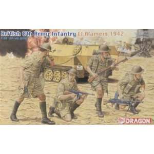   6390 1/35 British 8th Army Infantry El Alamein 42 (4) Toys & Games