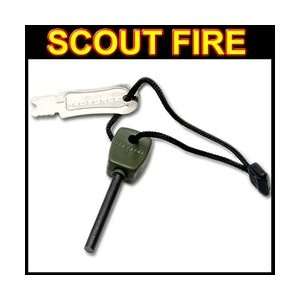  Military Scout Fire Flint Steel & Striker Sports 
