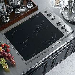 30 Built In Electric Cooktop  GE Profile Appliances Cooktops Electric 