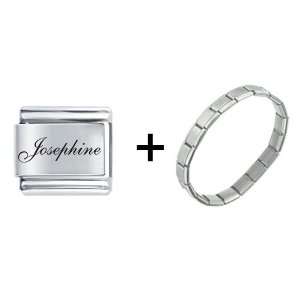   Edwardian Script Font Name Josephine Italian Charm Pugster Jewelry