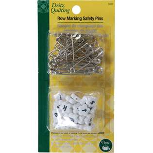   Row Marking Safety Pins 30/Pkg  For the Home Crafts Craft Supplies