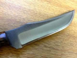 Anza Custom Hand Made Knife Fixed Blade Upswept Hunter Model 711 