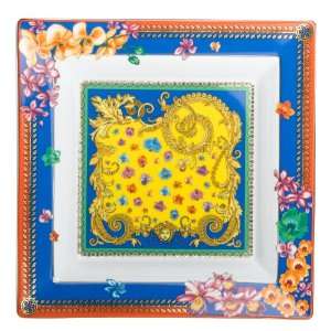 Versace by Rosenthal Primavera 8 1/2 Inch Square Tray  