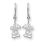   Sterling Silver Mickey Mouse Dangle Earrings Disney Jewelry