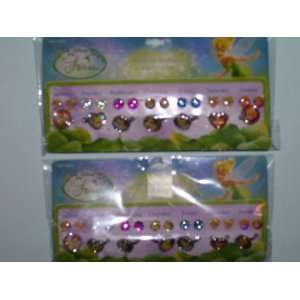   Tinker Bell Stick on Earrings and Rings (Sold As a Set) Toys & Games