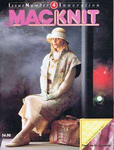MACKNIT Issue #4 Knitting Machine Patterns Summer 1987  