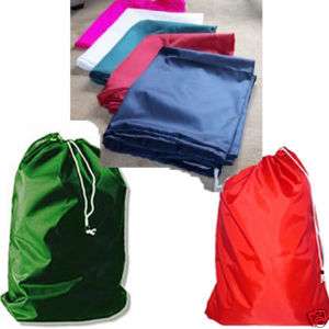 10 Nylon Laundry Bags 30x40 With Draw Cord & Closure  