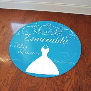   Gifts and Favors Quinceanera Princess Dress Table Runner 