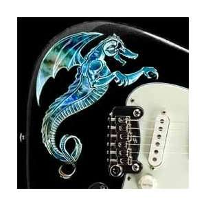    Strattoos Dragonoid Electric Guitar Tattoo Musical Instruments
