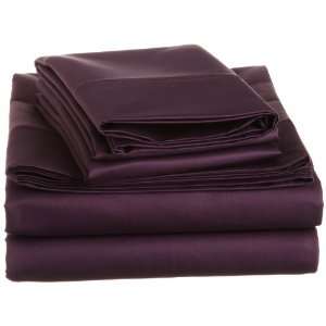 Cotton 1500 Thread Count Standard Pillowcase Set  Plum $36.59