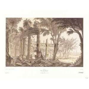 Ruins Of Colonnade Poster Print