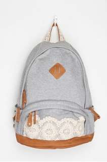 Kimchi Blue Lace & Jersey Backpack