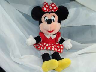 Vintage Disneyland Walt Disney World Minnie Mouse Plush  