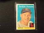 1958 Topps Autographed Jackie Jensen Card 130  