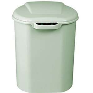   Sensor Plastic Trash Can, Shape Oval, Size 2.1 Gallon/ 8 Ltr., green