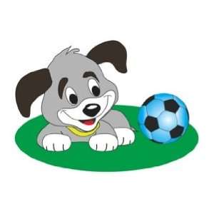  Puppy w Soccer Ball Counted Cross Stitch Kit Arts, Crafts 