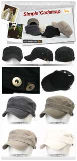 Mens Cadet Unisex Plain Military Hat Ball Cap Trucker Hat Visor Hats 