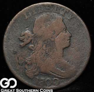 1800/1798 Draped Bust Large Cent STYLE 1 VG+ ** SCARCE COIN  