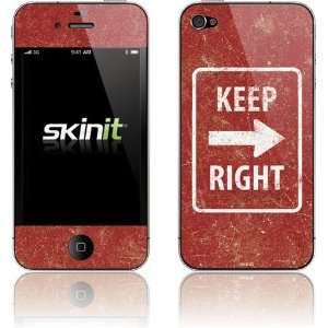  Keep Right skin for Apple iPhone 4 / 4S Electronics