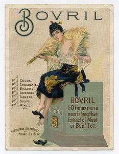 Bovril Beef Extract trade card   1920s?  