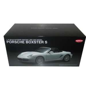    Porsche Boxster S White 1/18 Kyosho Diecast Model Car Toys & Games