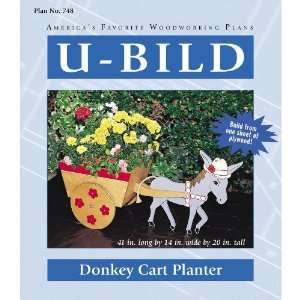   Bild Donkey Cart Planter Woodworking Plan 748 Patio, Lawn & Garden