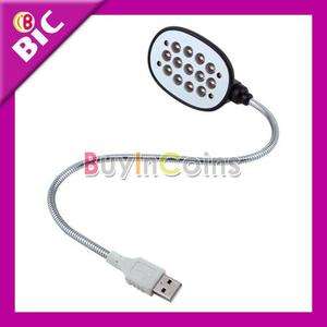 USB 13 LED Flexible Light Lamp for Laptop PC Notebook  