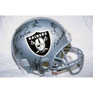 Oakland/los Angeles Raiders Legends Autographed Authentic Riddell Pro 