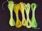50 yards yellow mix colors rexlace plastic lace