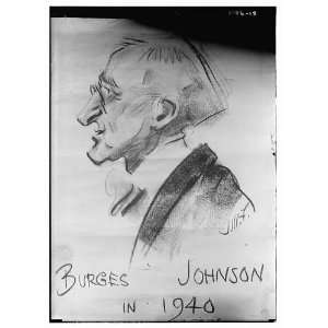  Cartoon of Burges Johnson