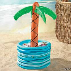   TREE COOLER/Tropical Beach Party/Luau/Hawaiian Drink Décor  