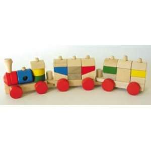  Wooden Stacking Train Toys & Games