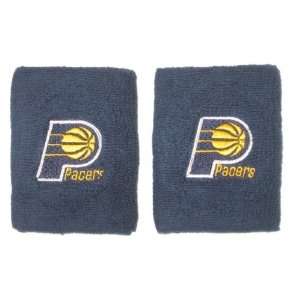  INDIANA PACERS Team Logo COTTON WRISTBANDS  (set of 2 