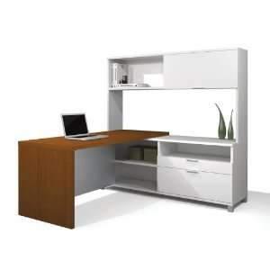  L Shaped Desk with Hutch KLA136