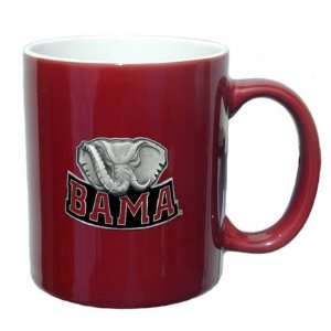 Crimson 15 oz Dye Sublimation Ceramic Coffee Mug Alabama Crimson 