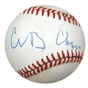  Autographed Happy Chandler Ball   AB NL PSA DNA #L32183 
