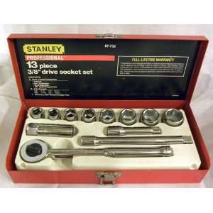  Stanley Professional 13 Pc Drive Socket Set Everything 