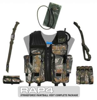 RAP4 Strikeforce Paintball Vest COMPLETE Package ACU   